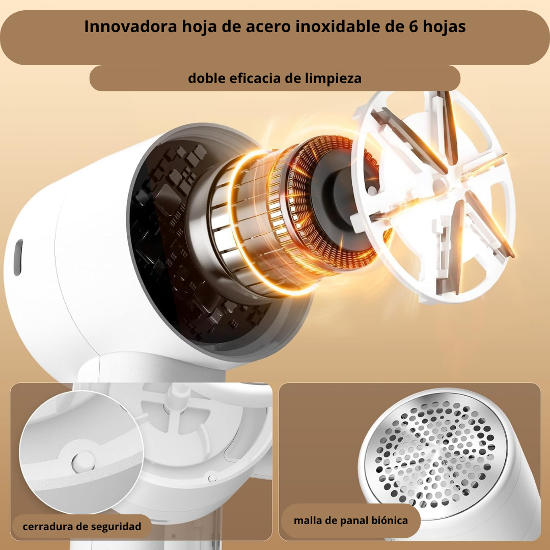 Removedor de pelusas eléctrico