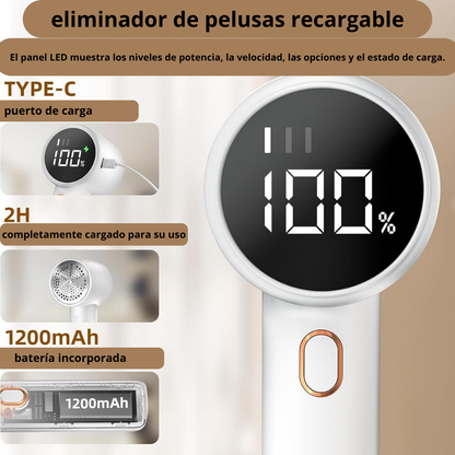 Removedor de pelusas eléctrico